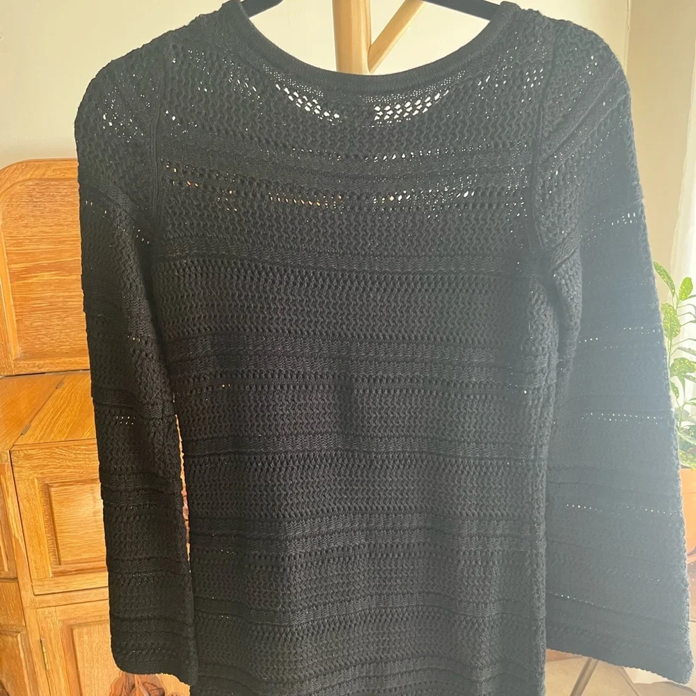 Gap Cotton Crochet Mini Dress